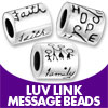 Luv Links Message Beads