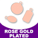 Rose Gold Plated Tags