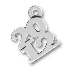 Sterling Silver 2012 Charm