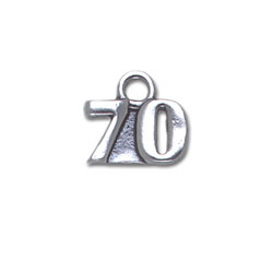 Sterling Silver 70 Charm