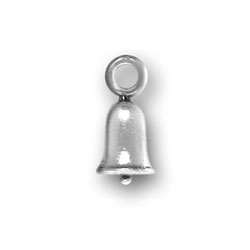 Sterling Silver Christmas Bell Charm