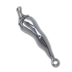 Sterling Silver Large Chili Pepper Charm