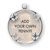 Sterling Silver Lucky Penny Holder Charm
