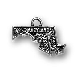 Sterling Silver Maryland Charm