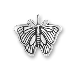 Sterling Silver Morpho Butterfly Charm