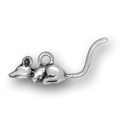 Sterling Silver Mouse Charm