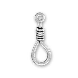 Sterling Silver Noose Charm