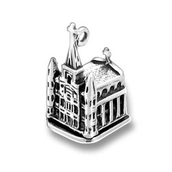 Sterling Silver St. Louis Cathedral Charm
