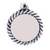 Engravable Sterling Silver Disc Personalized Charm
