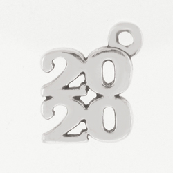 Sterling Silver 2020 Charm
